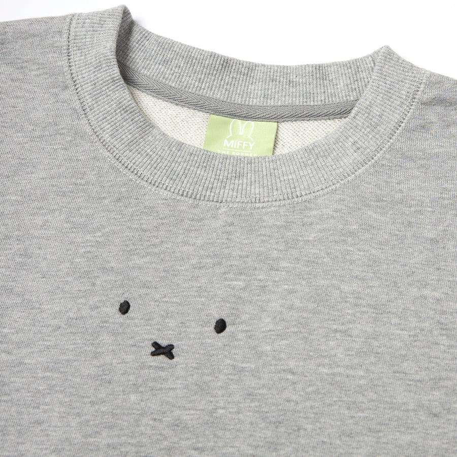 Miffy Face Sweatshirt - Grey (GRY)