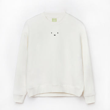 Miffy Face Sweatshirt - White (WHT)