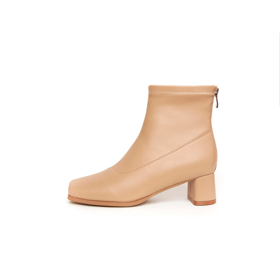 Kala Zip Boots - Nude (BEIN)