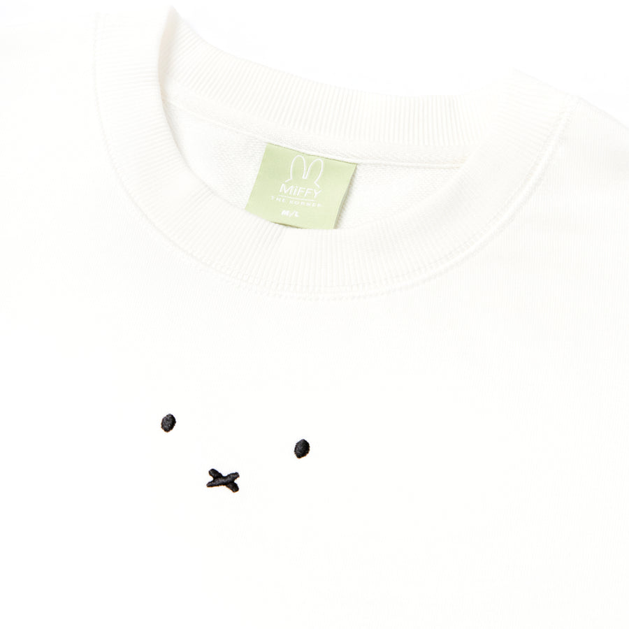 Miffy Face Sweatshirt - White (WHT)