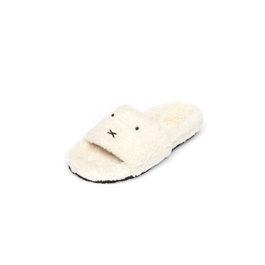 Miffy Fuzzy Slippers - Beige (BEI)