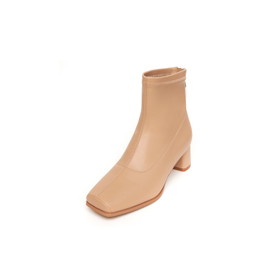 Kala Zip Boots - Nude (BEIN)