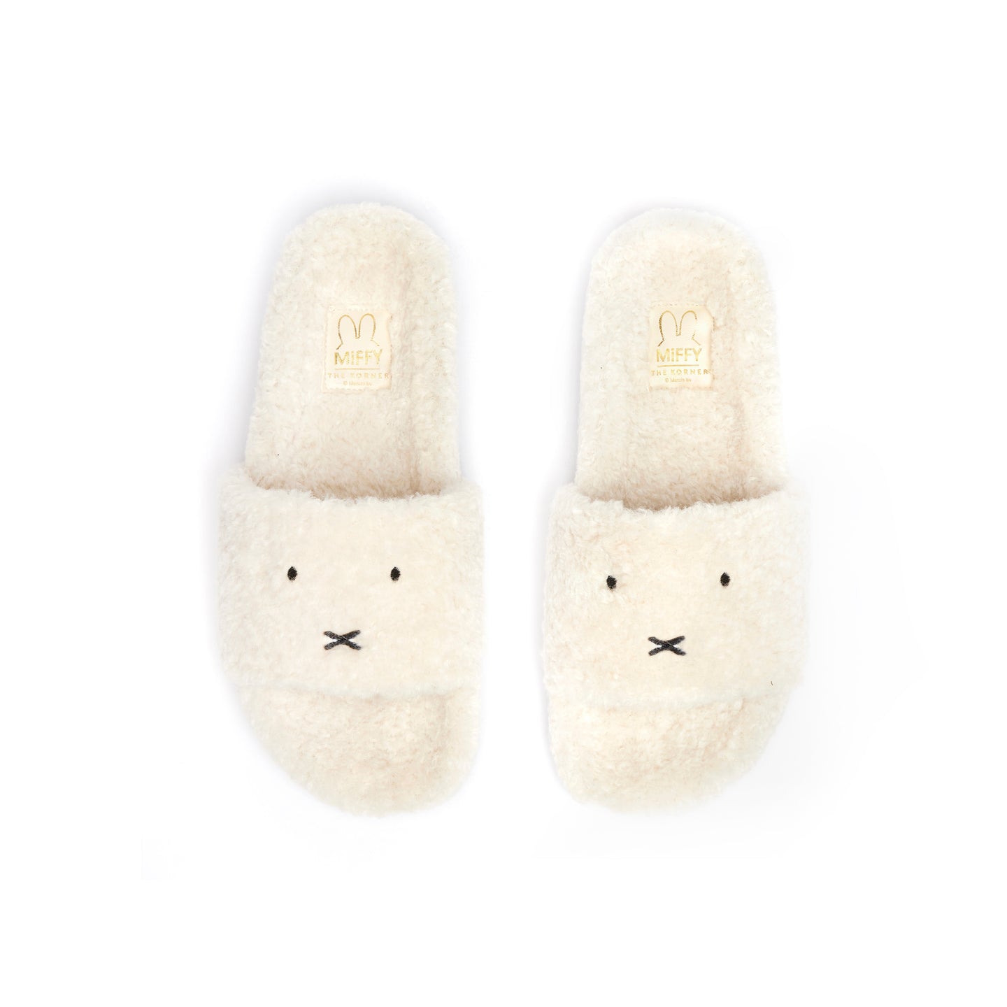 Miffy Fuzzy Slippers - Beige (BEI)