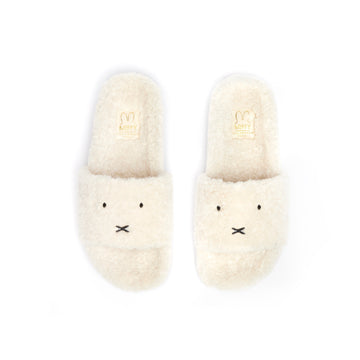 Miffy Fuzzy Slippers - Beige (BEI)