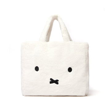 Miffy Fluffy Tote BG1 - White (WHT)