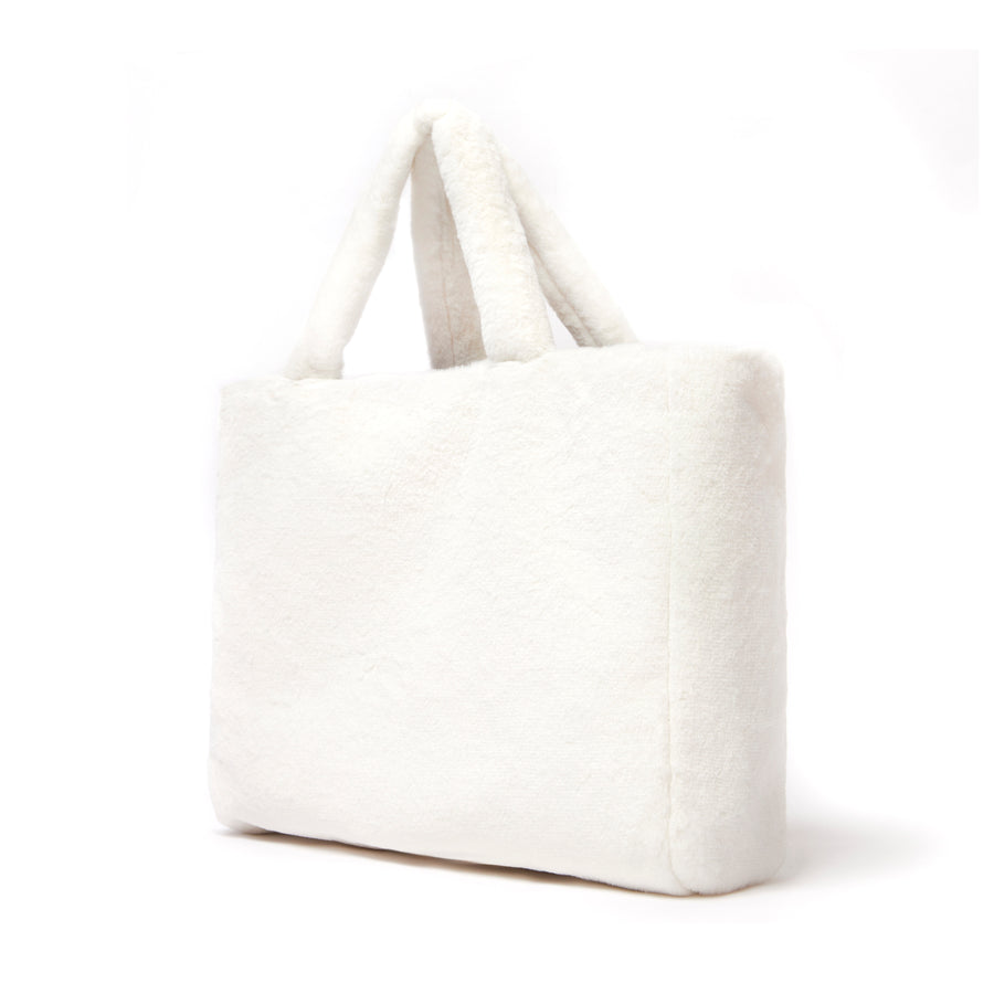 Miffy Fluffy Tote BG1 - White (WHT)