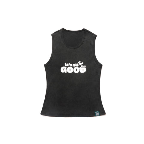 Snoopy All Good Tank Top - Black (BLK)