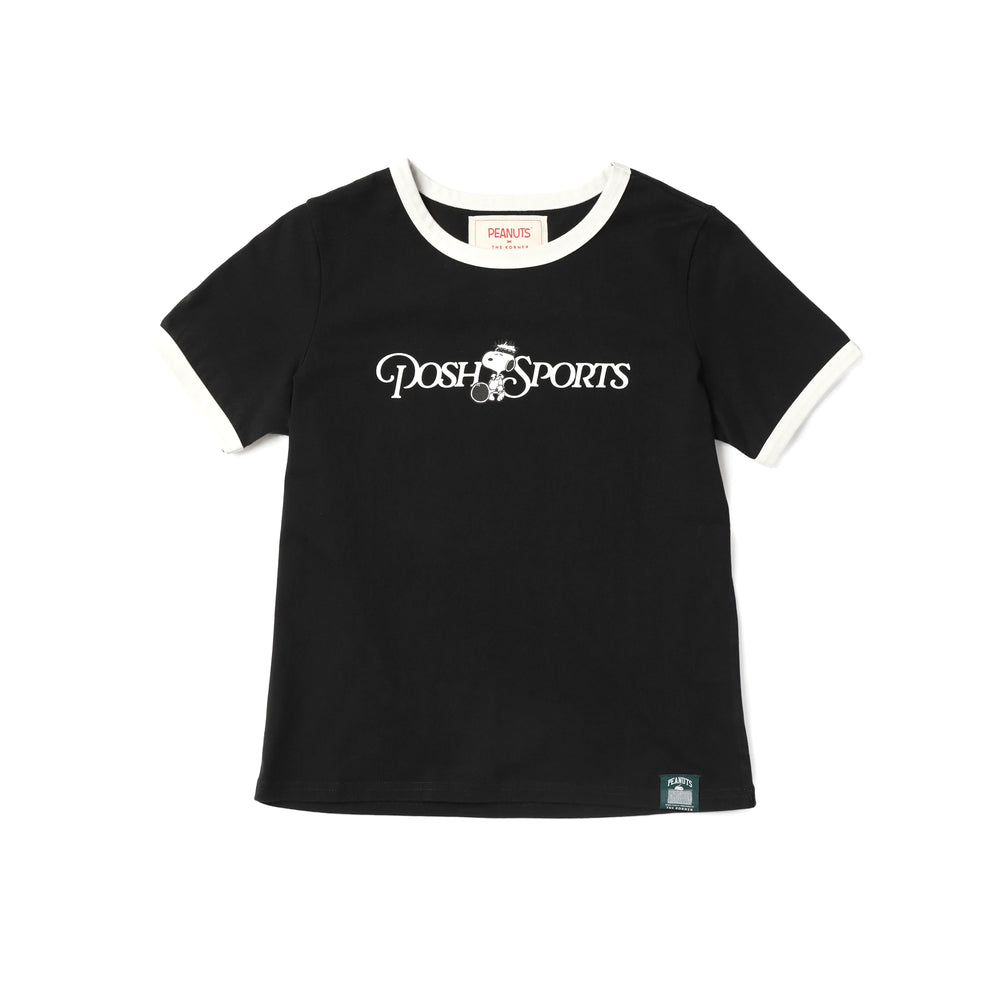 Snoopy Posh Sports Tee - Black (BLK)