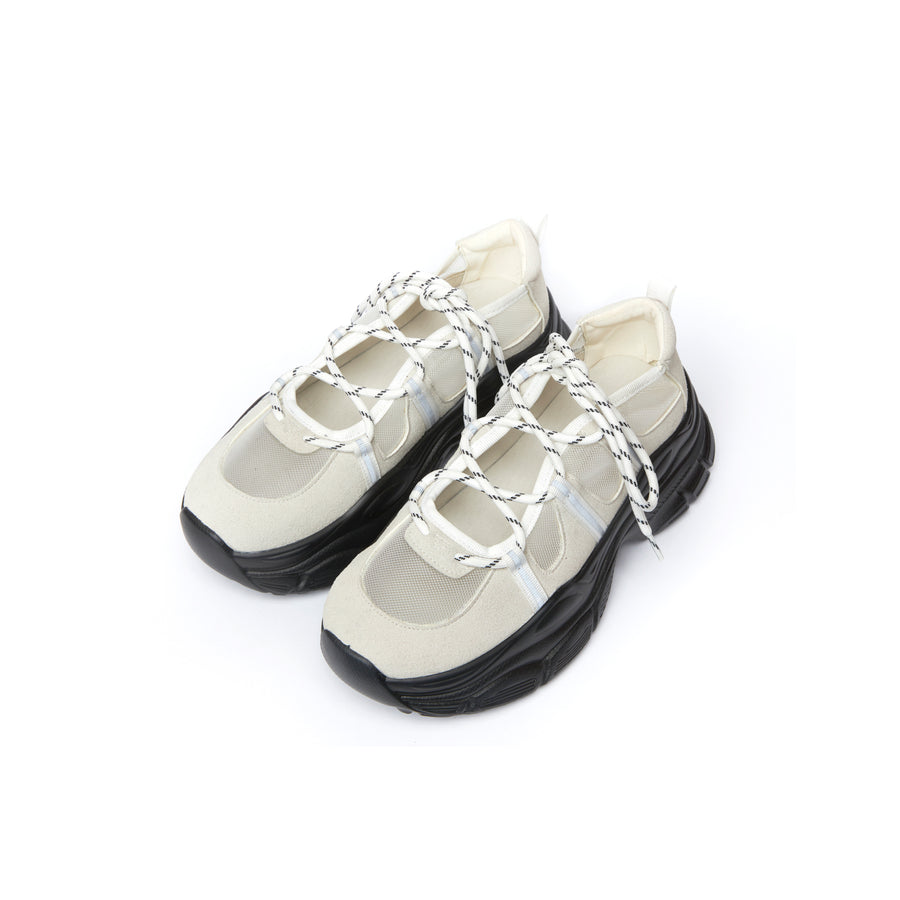 Soul Chic Laces Sneakers - Beige (BEI)