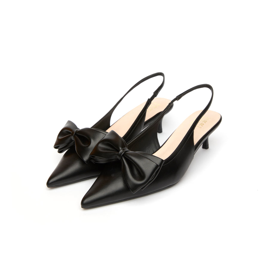 Kedi Bow Heels - Black (BLK)