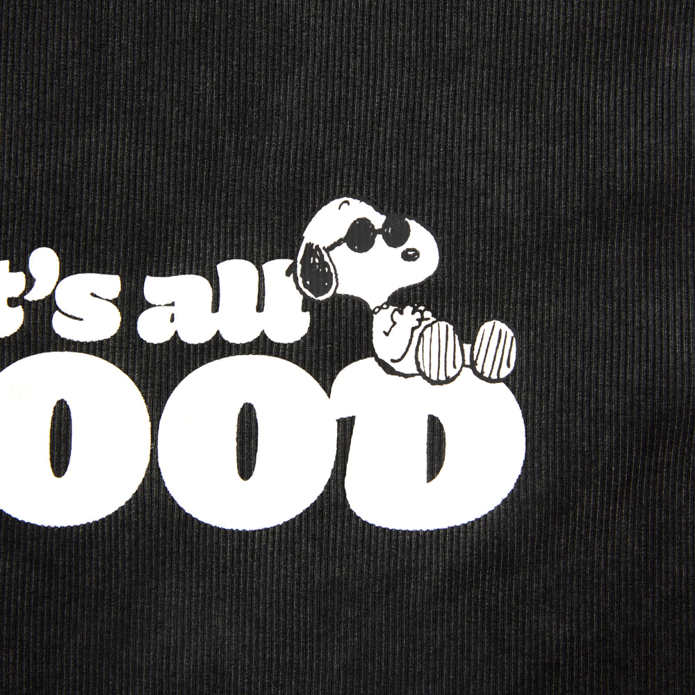 Snoopy All Good Tank Top - Black (BLK)