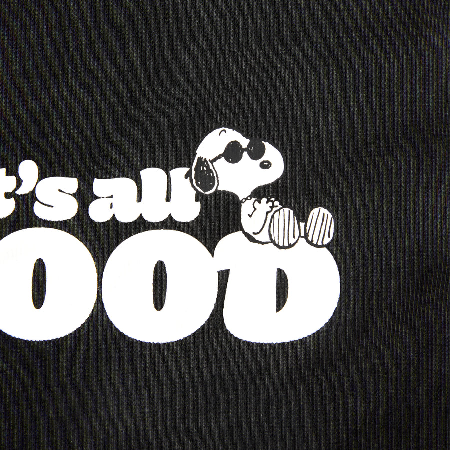 Snoopy All Good Tank Top - Black (BLK)