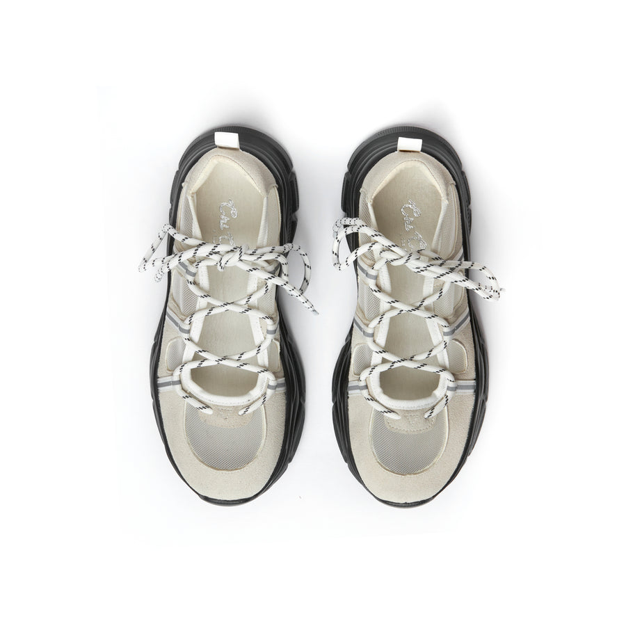 Soul Chic Laces Sneakers - Beige (BEI)