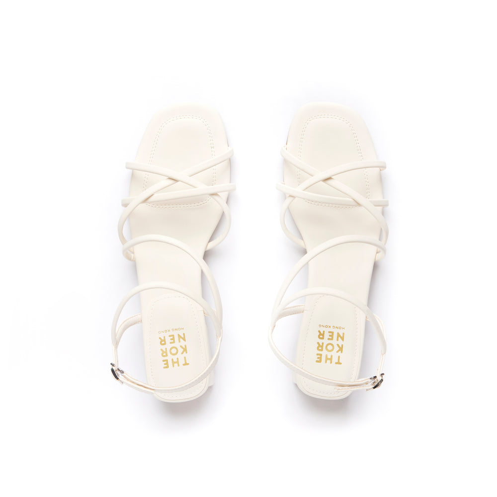 Kasual Stripe Sandals - Beige (BEI)