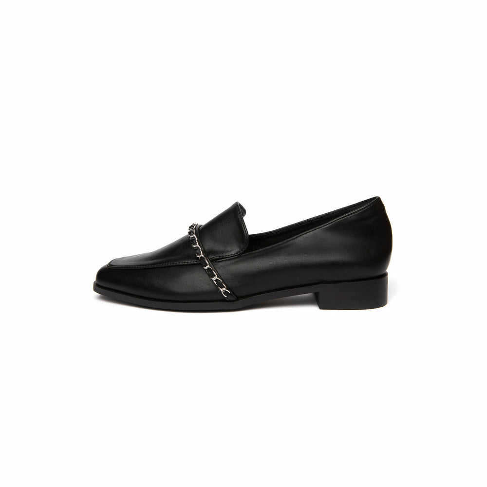 Kenni Chain Loafers - Black (BLK)