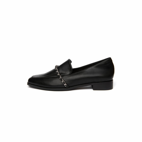 Kenni Chain Loafers - Black (BLK)