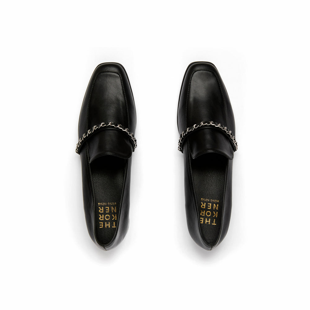 Kenni Chain Loafers - Black (BLK)