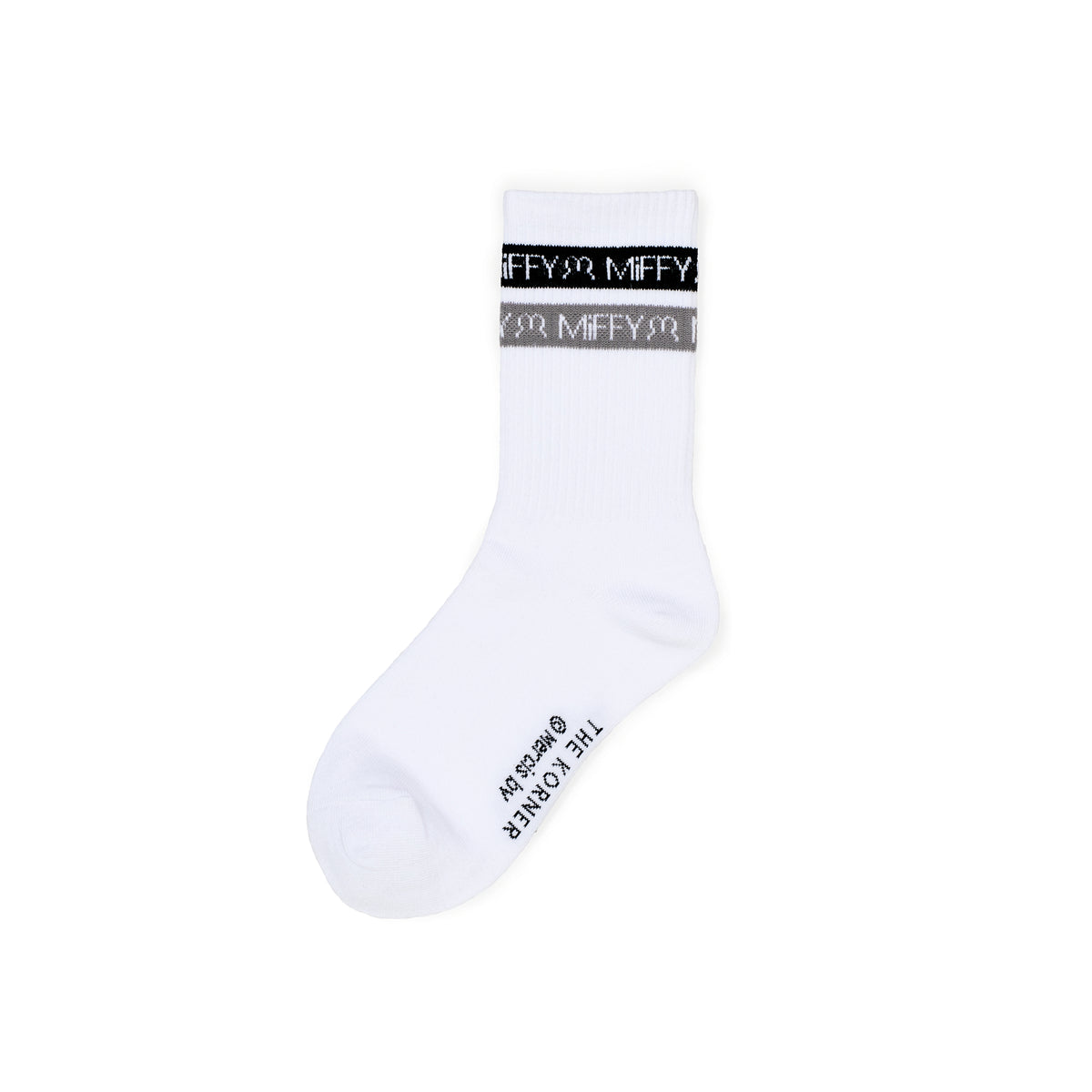 Miffy Stripe Socks - White (WHT)