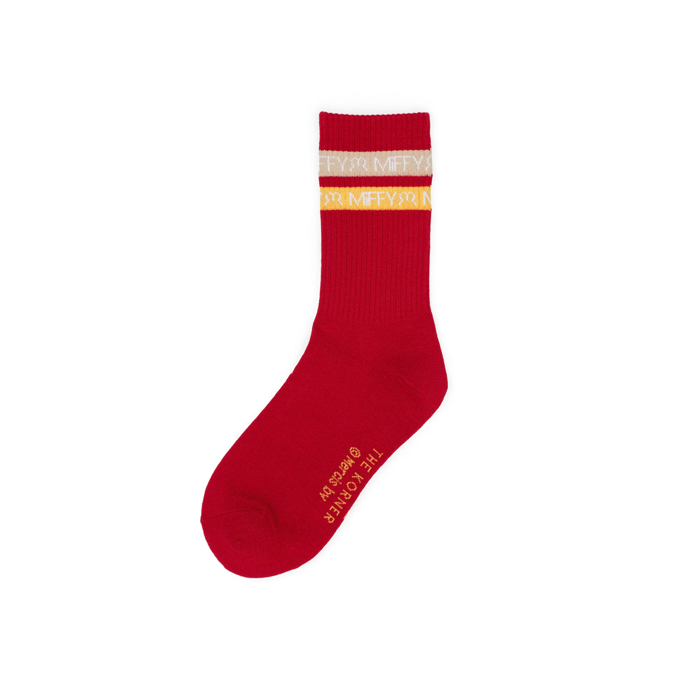 Miffy Stripe Socks - Red (RED)