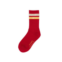 Miffy Stripe Socks - Red (RED) - Free Size / RED