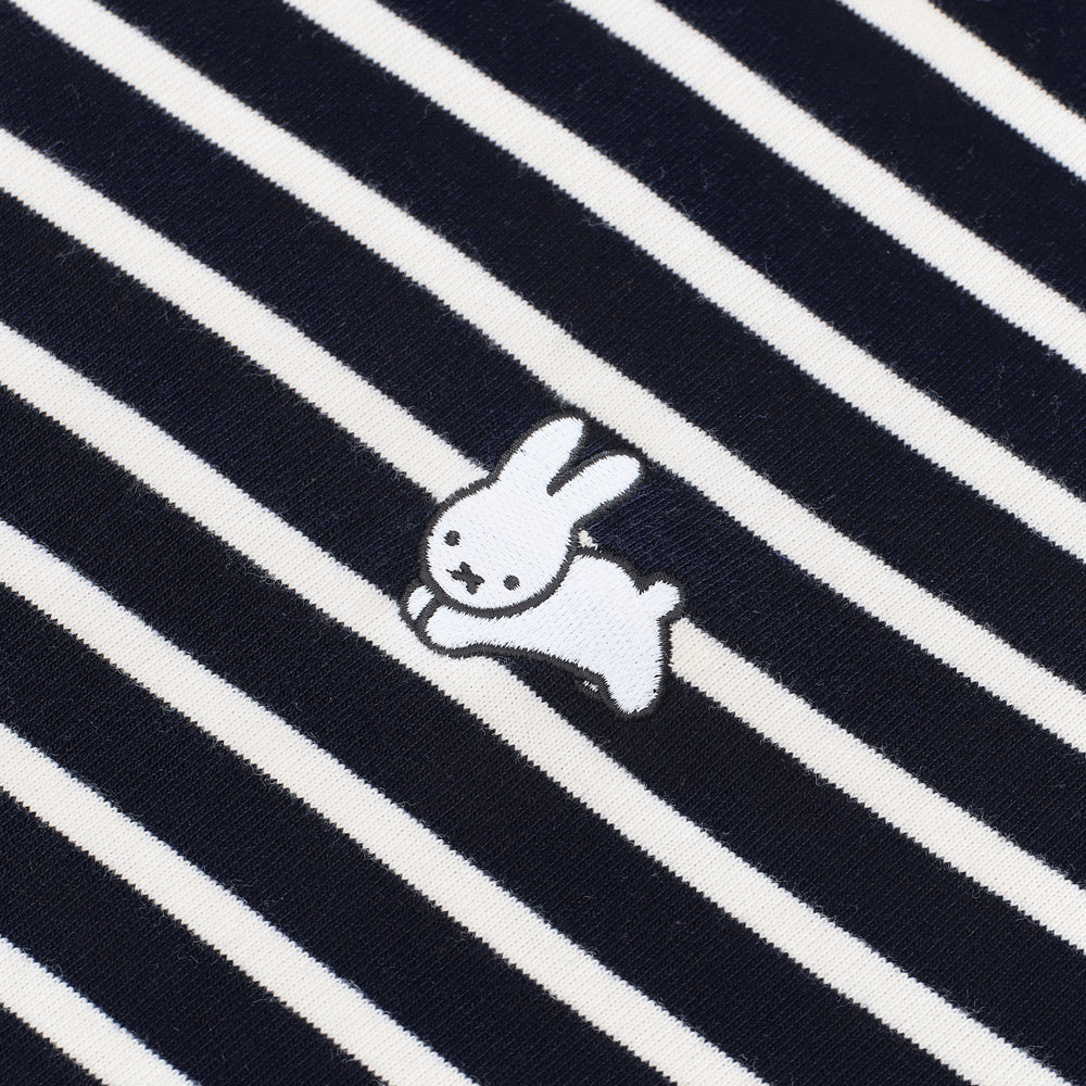 Miffy Stripe LS Tee - Navy (NVY)