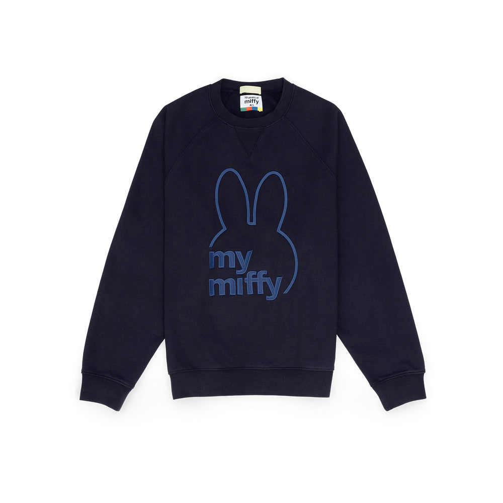 Miffy Head Outline Sweatshirt - Navy (NVY)