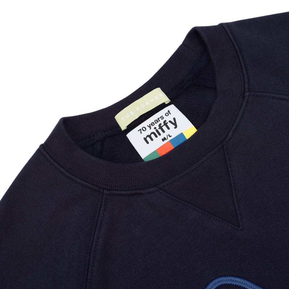 Miffy Head Outline Sweatshirt - Navy (NVY)