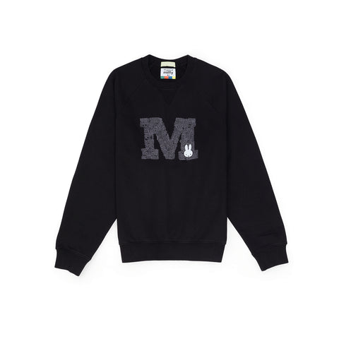 Miffy M Patch Sweatshirt - Black (BLK)