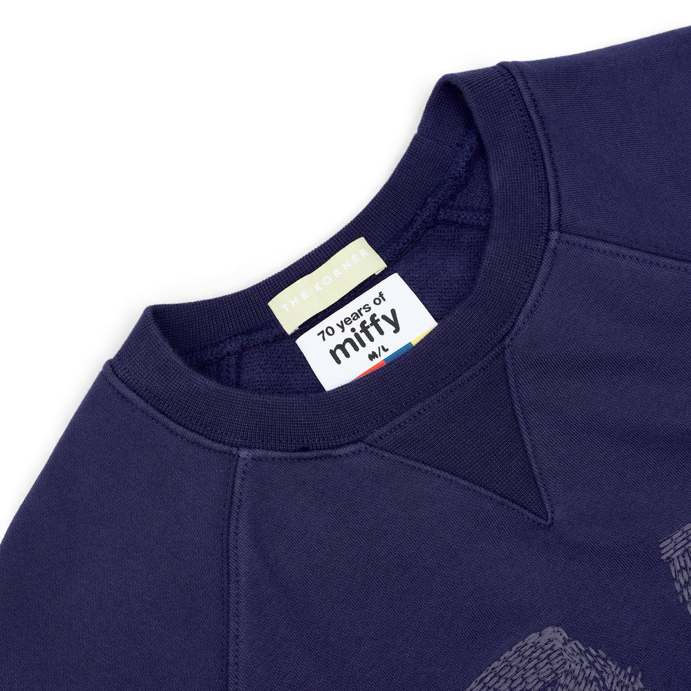 Miffy M Patch Sweatshirt - Dark Purple (PUP)