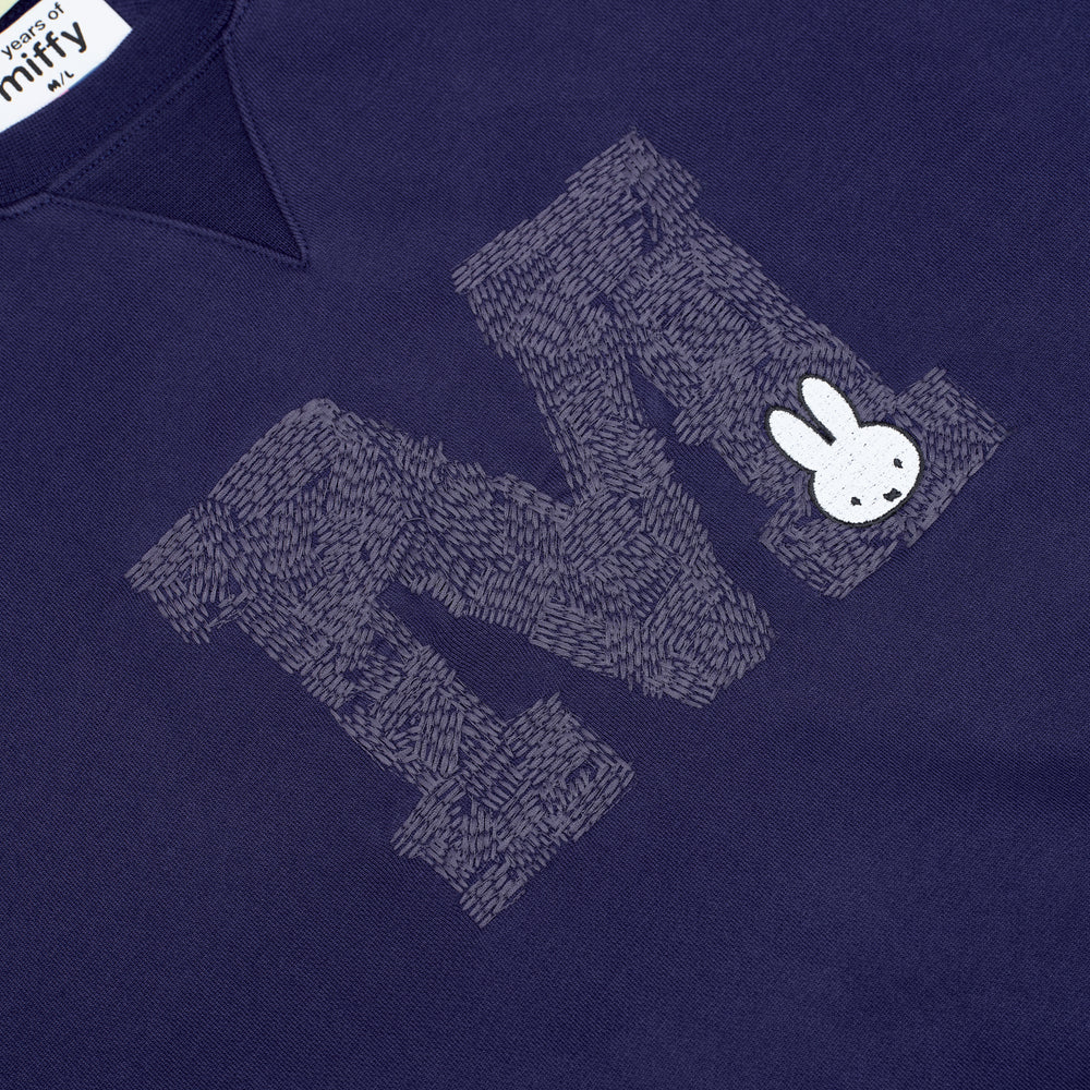 Miffy M Patch Sweatshirt - Dark Purple (PUP)
