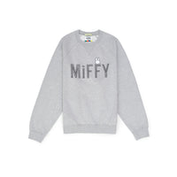 Miffy Sewing Logo Sweatshirt - Grey (GRY) - M/L / GRY