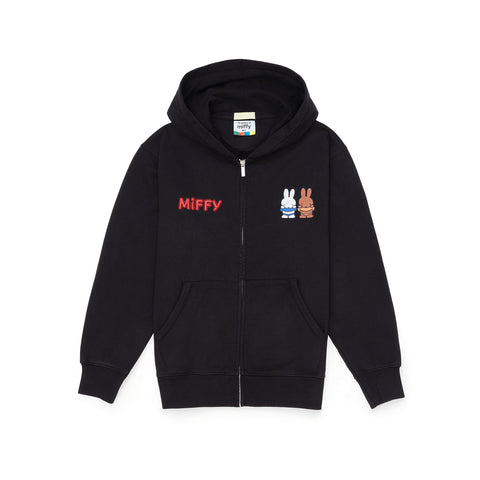 Miffy & Melanie Zip Up Jacket - Black (BLK)