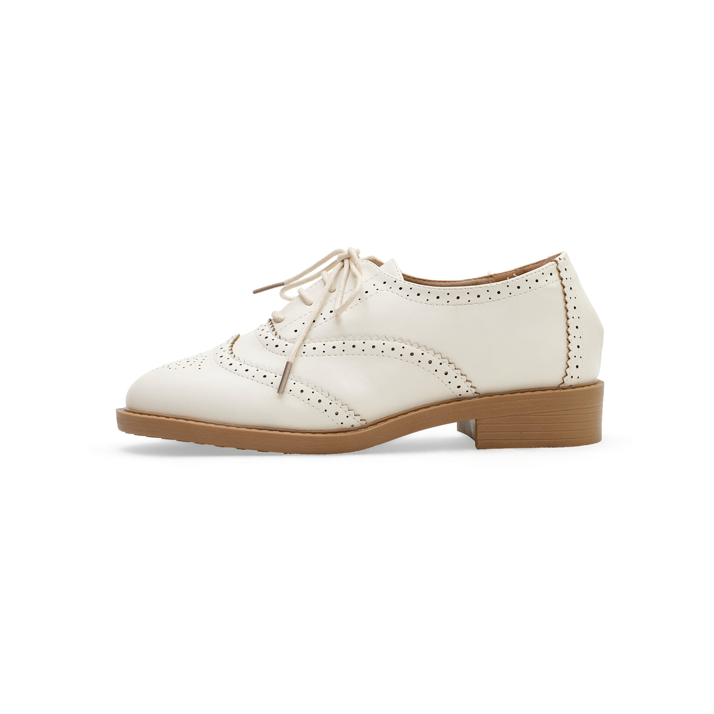 Kiff Brogue Oxfords - Nude (BEIN)