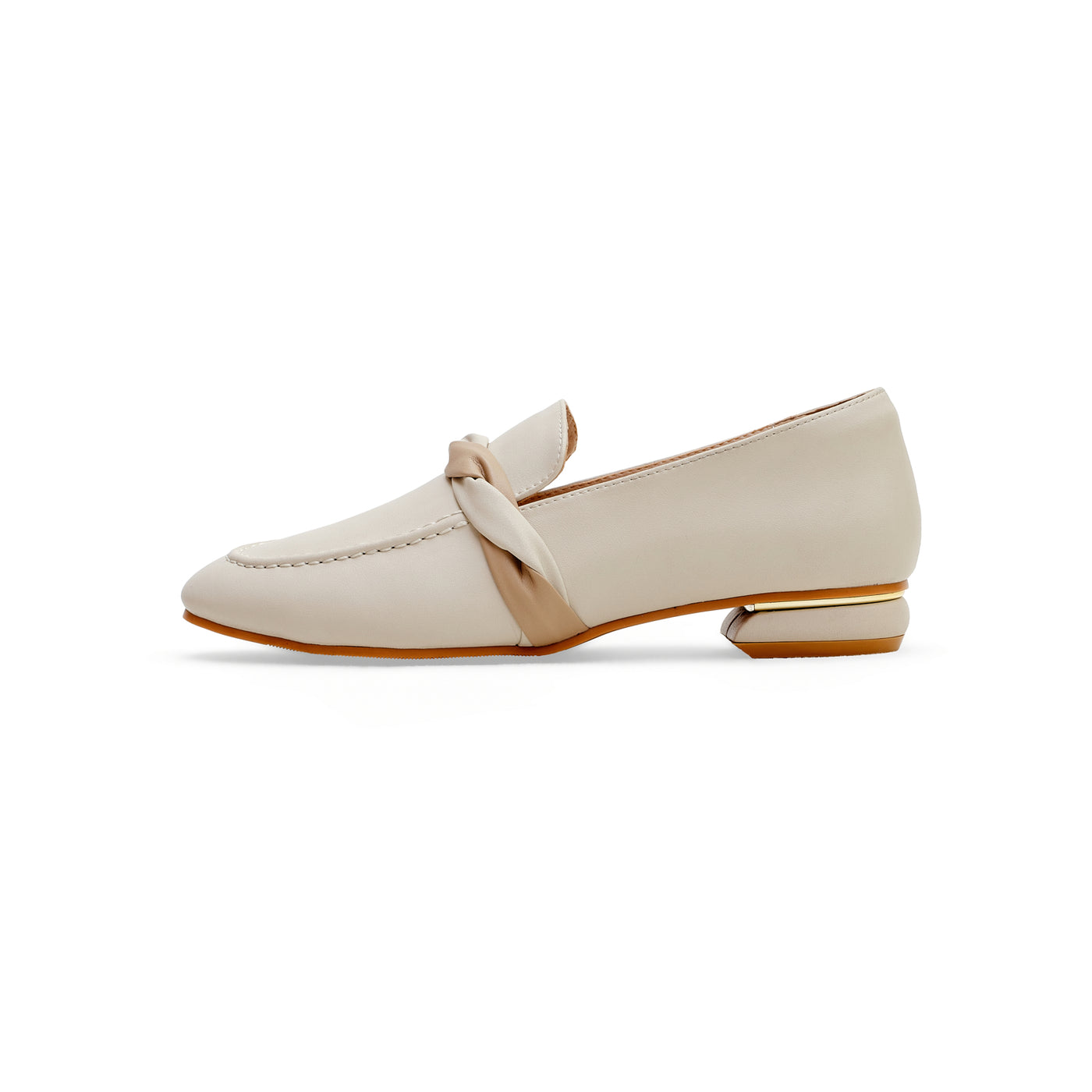 Kassel Ribbon Loafers - Beige (BEI)