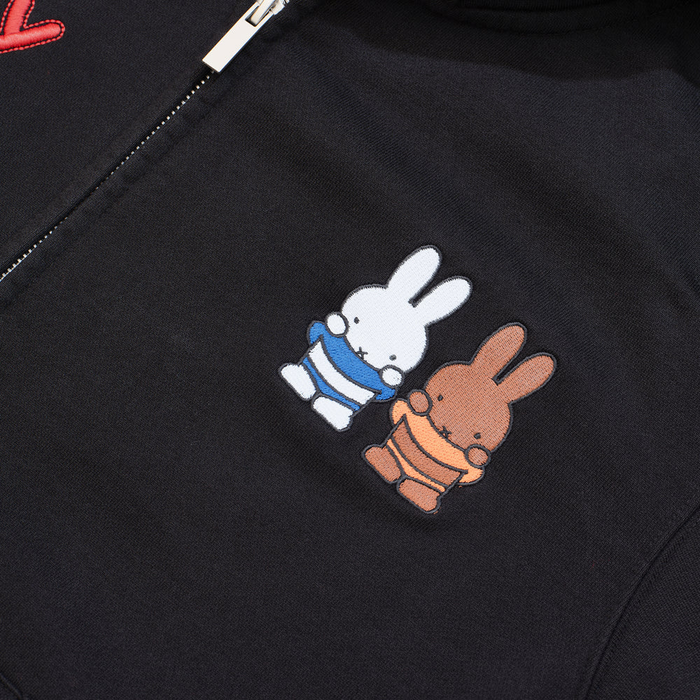 Miffy & Melanie Zip Up Jacket - Black (BLK)