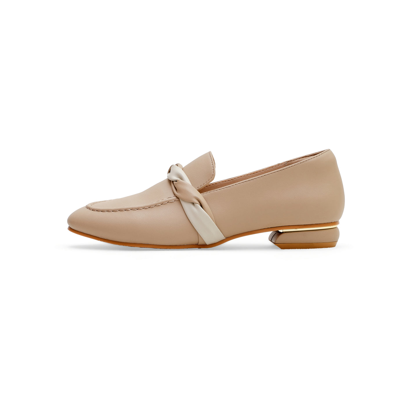 Kassel Ribbon Loafers - Nude (BEIN)