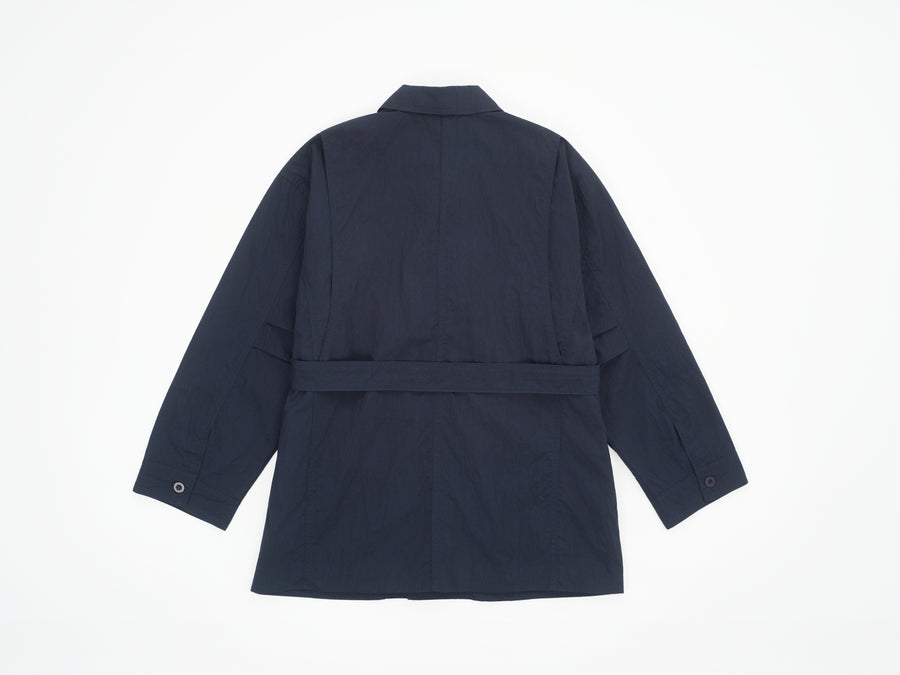 Cotton Twill Overcoat - Gray (GRY)