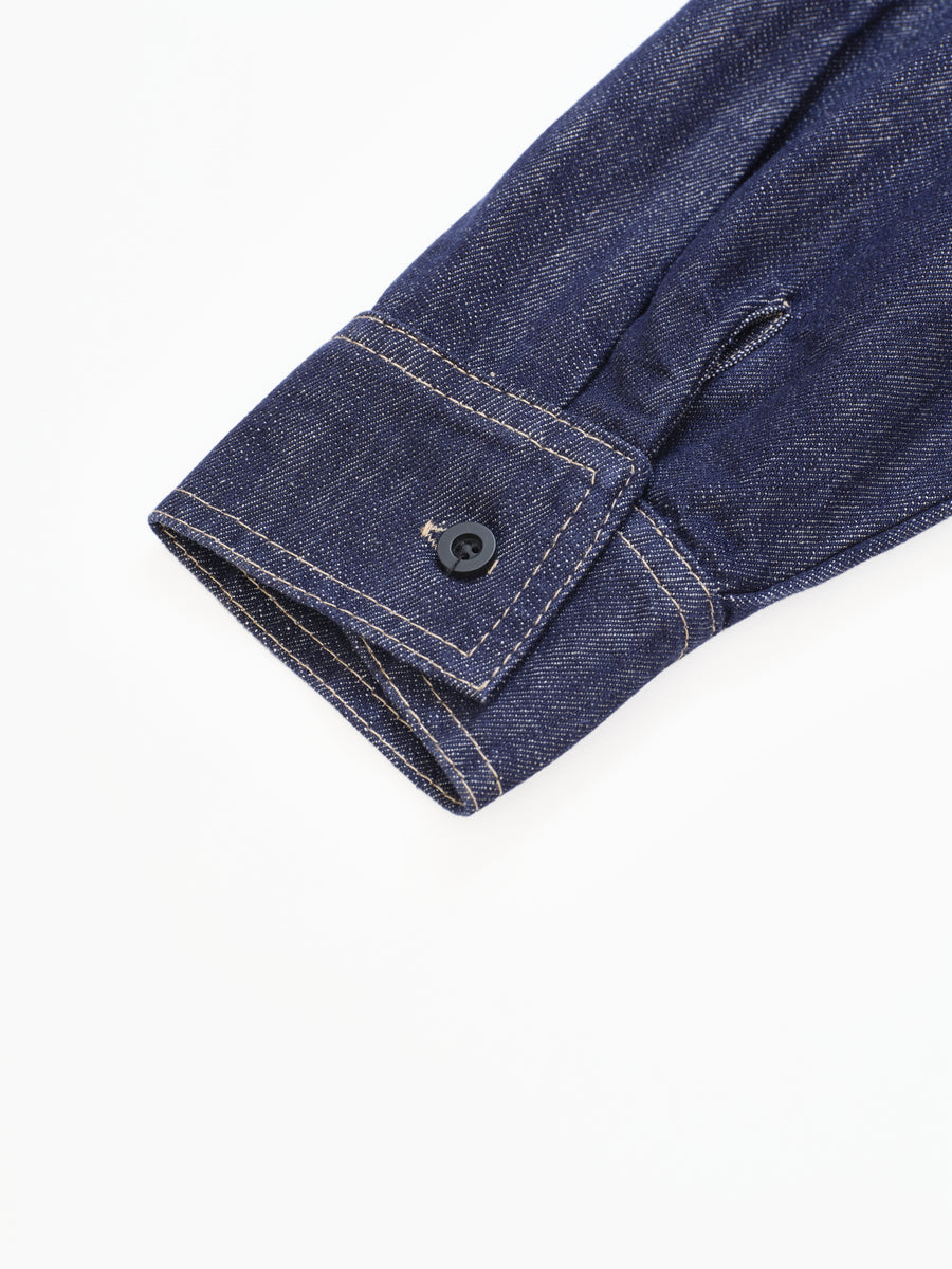 Relaxed Denim Shirt - Blue (BLUE)