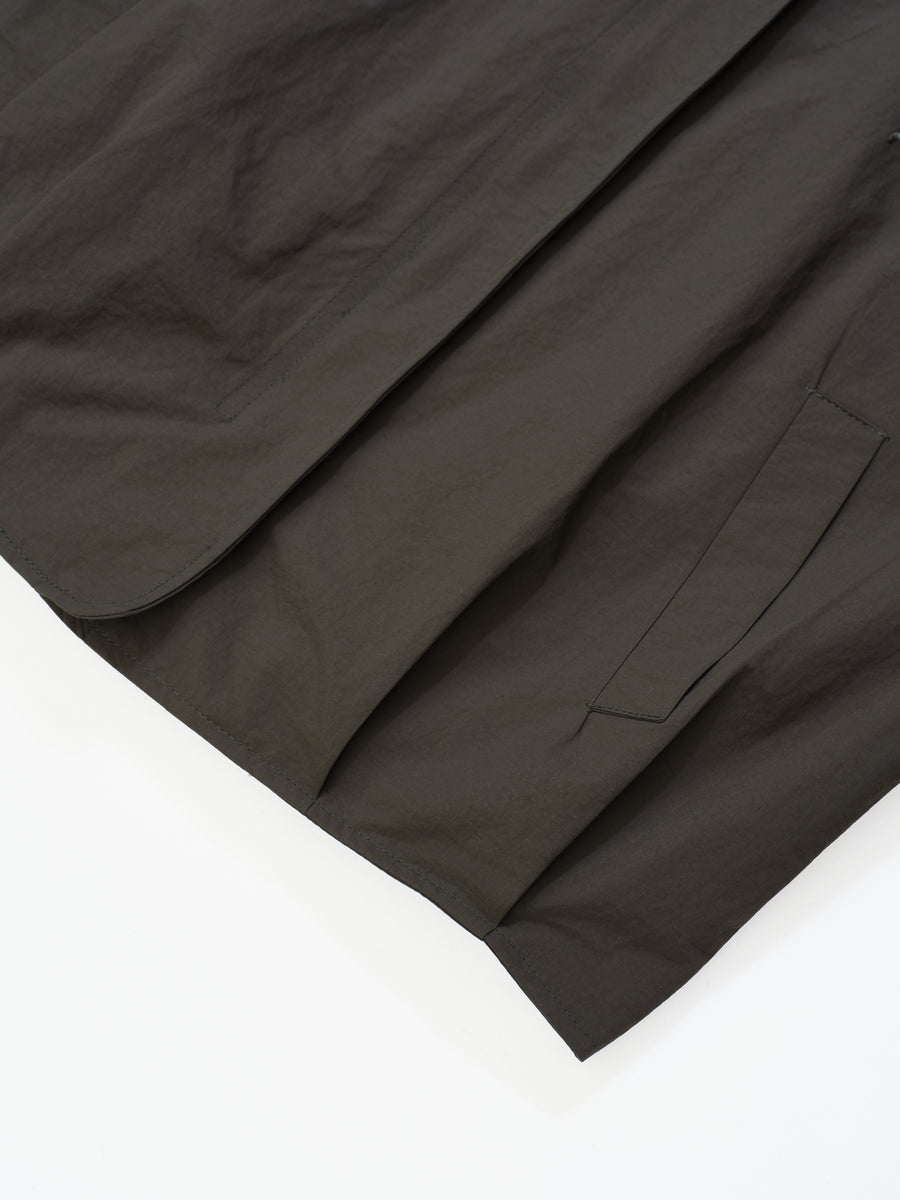 Collarless Jacket - Army Green (AYG)