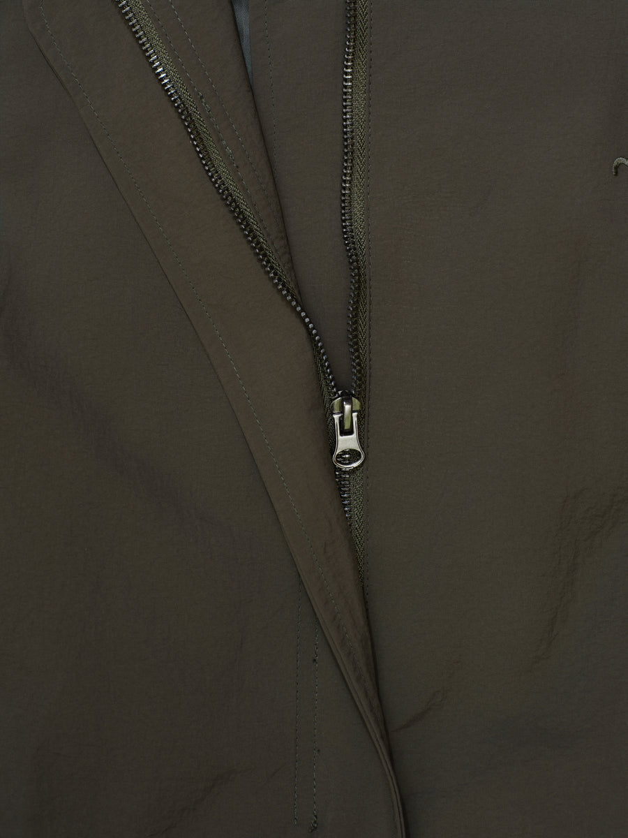 Collarless Jacket - Army Green (AYG)