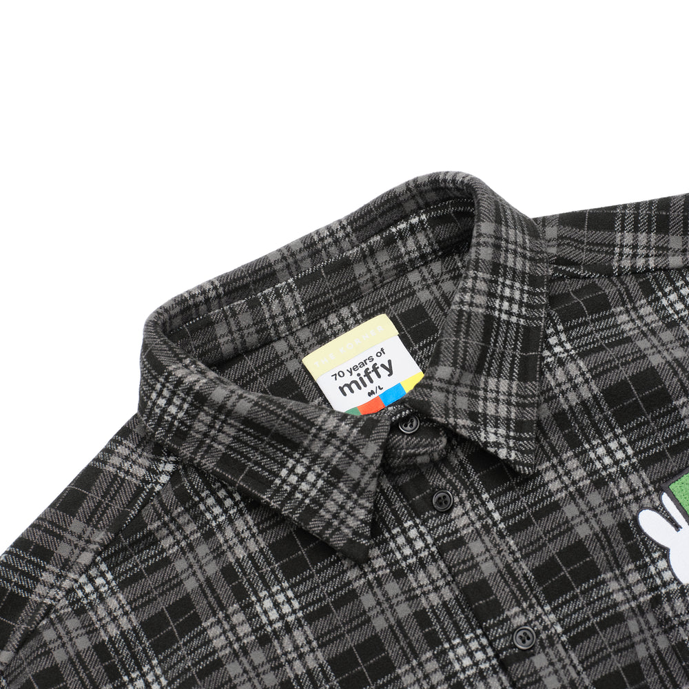 Miffy Checked Shirt - Grey (GRY)