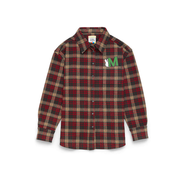 Miffy Checked Shirt - Burgundy (BGD)