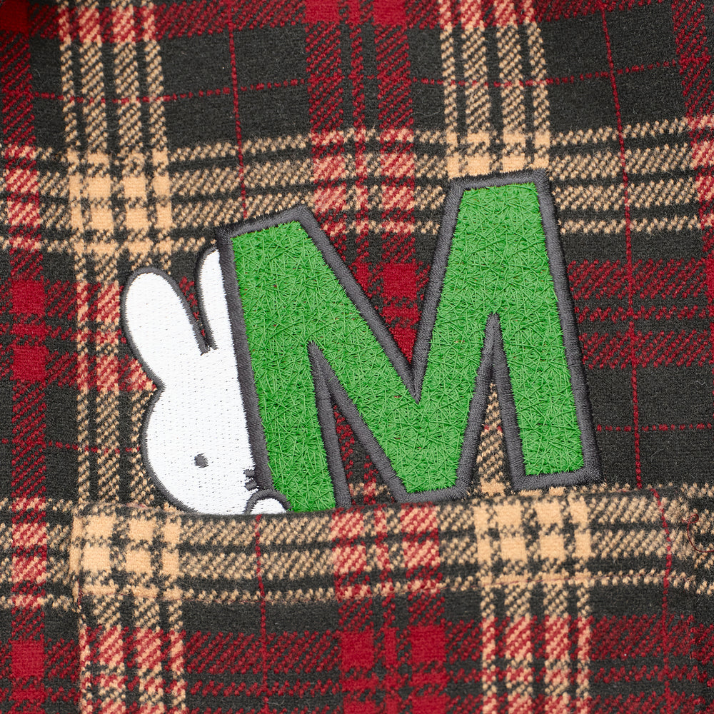 Miffy Checked Shirt - Burgundy (BGD)
