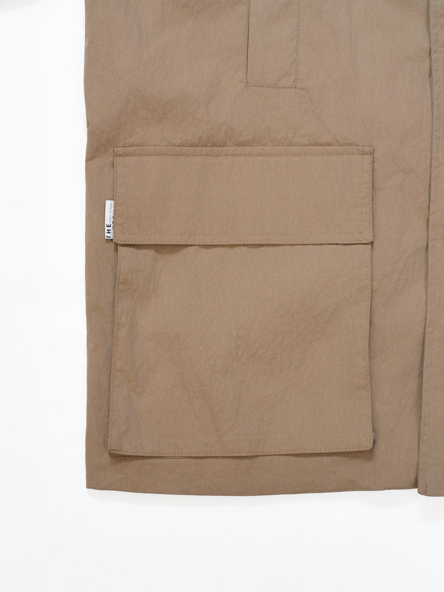 Cotton Twill Overcoat - Beige (BEI)