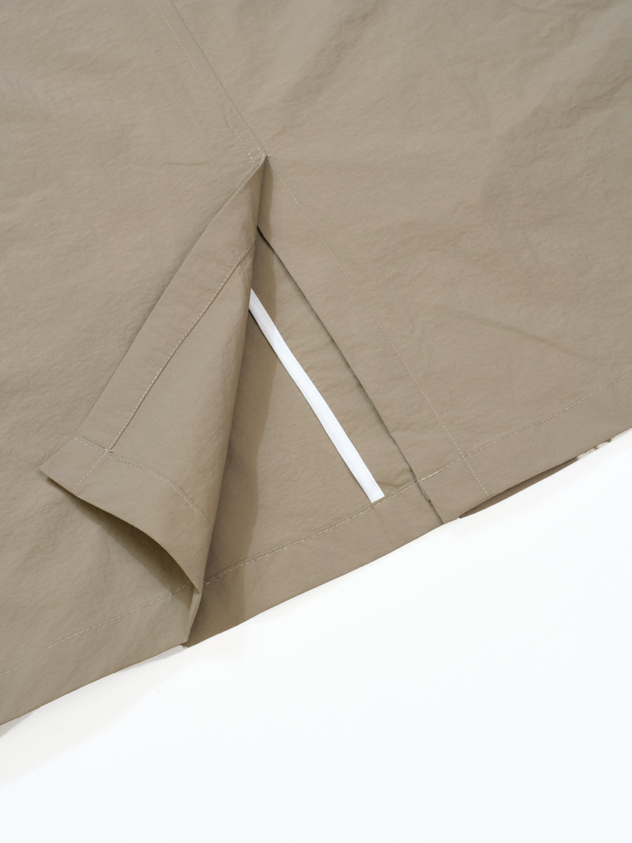 Collarless Overshirt - Khaki (KHK)