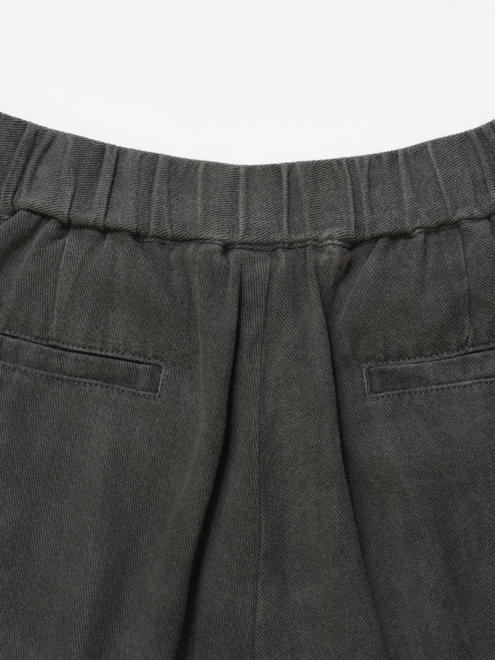 High Waist Denim Pants - Grey (GRY)