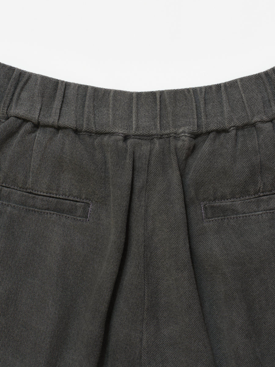 High Waist Denim Pants - Gray (GRY)