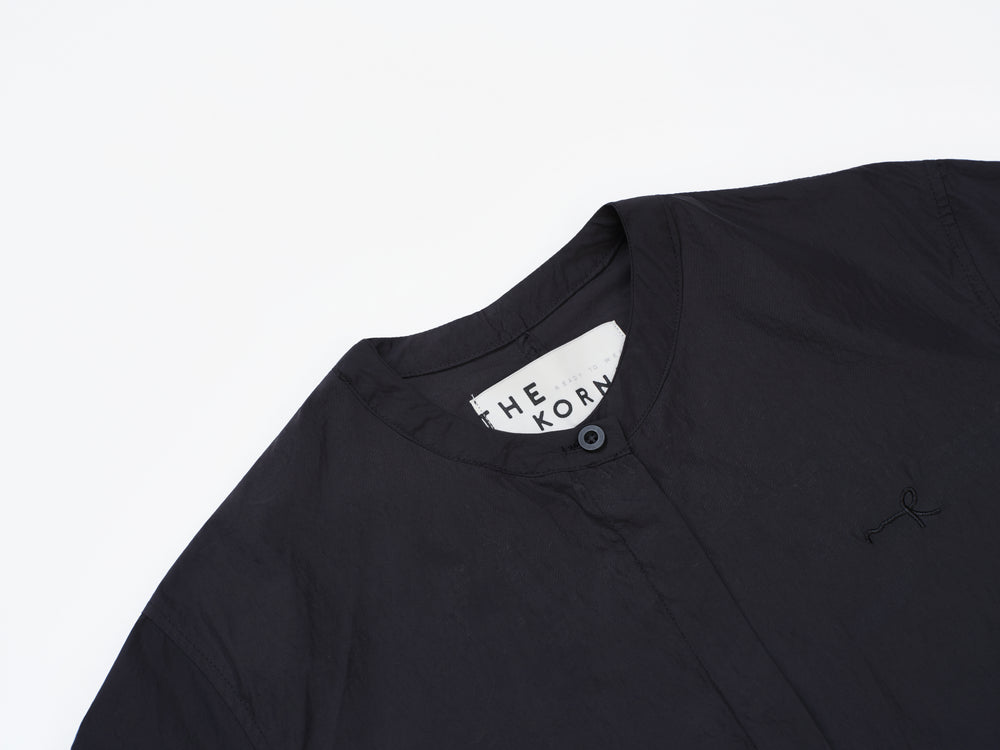 Short Sleeve Midi Dress - Black (BLK)