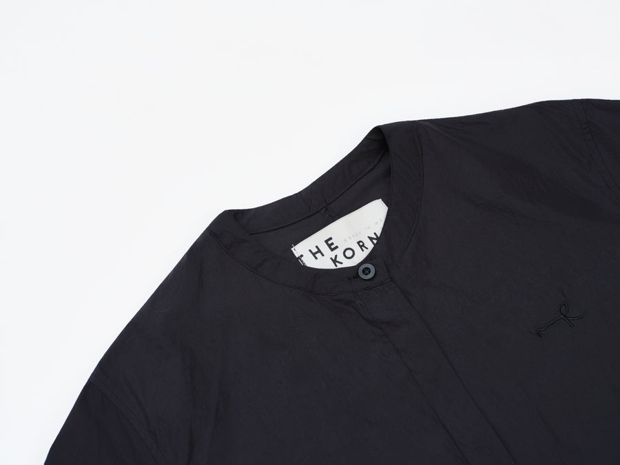 Short Sleeve Midi Dress - Black (BLK)