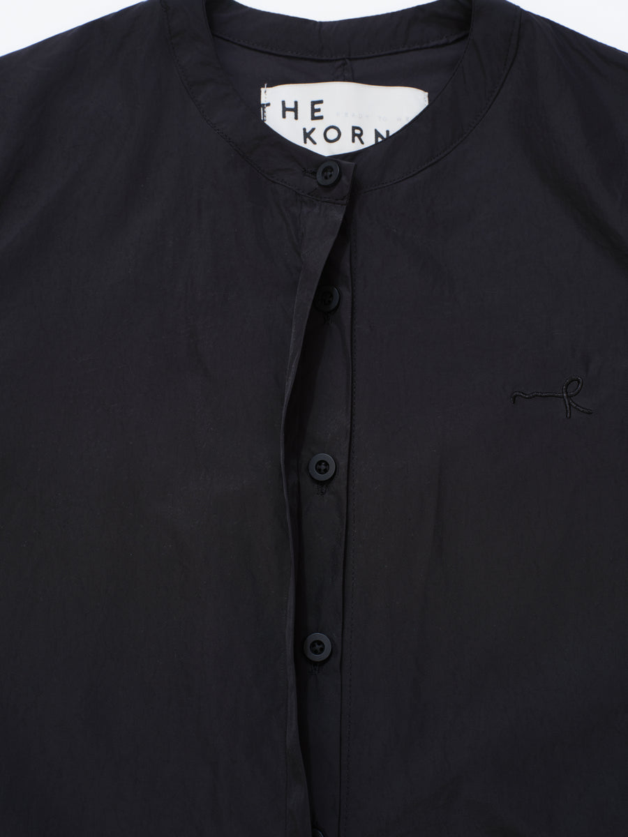 Short Sleeve Midi Dress - Black (BLK)